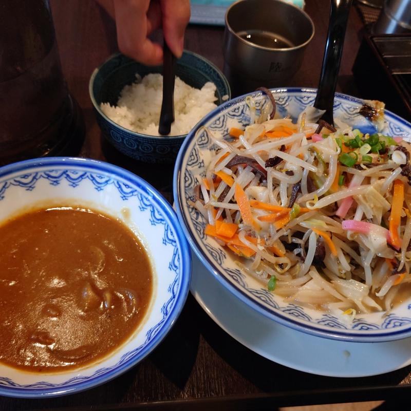 カレーちゃんぽんセット(伊万里ちゃんぽん 新橋店（ちどり伊万里ちゃんぽん東京店）)