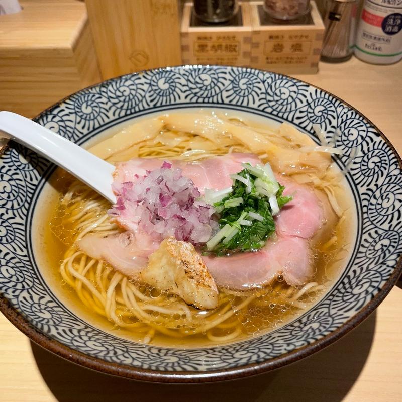 金目鯛そば(地鶏と金目鯛 中華そば 鯱)