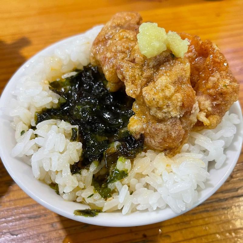 冷やしTKM 白めし小(博多担々麺 有吉商店)