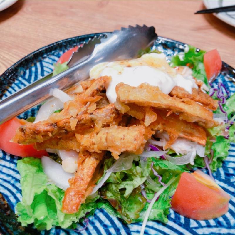 ごぼうサラダ(博多ぐるぐるとりかわ竹乃屋 エキマルシェ大阪店)