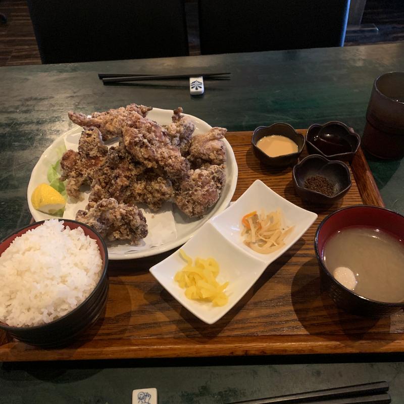 せんざんき定食がっつり(媛 故郷味の旅)