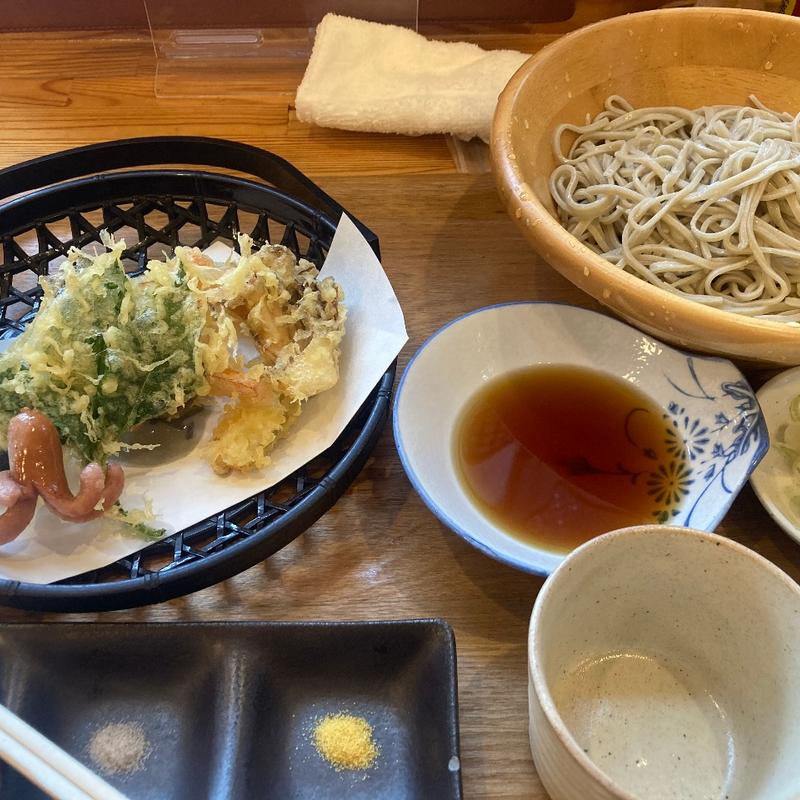 野菜天もり(手打ち蕎麦道 )