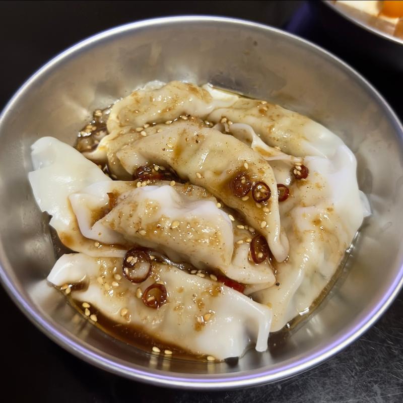 餃子のピリ辛黒酢ダレ(オーケー 八千代緑が丘店)