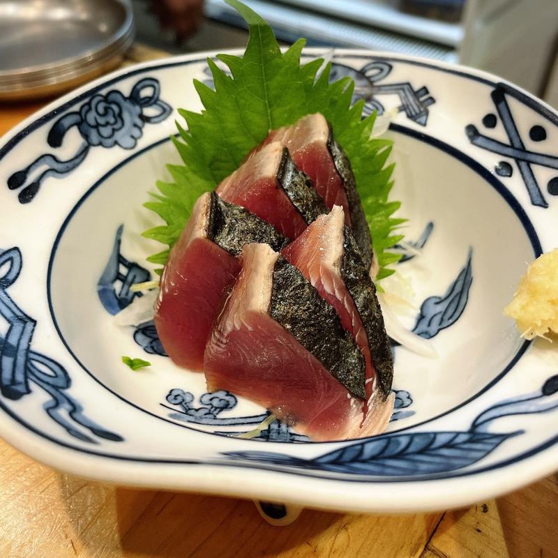 初かつおたたき(大衆酒場 チャン栓チャン)