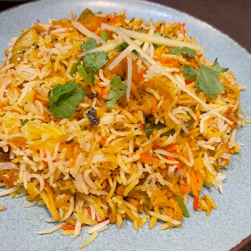 エビのビリヤニ(スパイスカフェ フンザ)