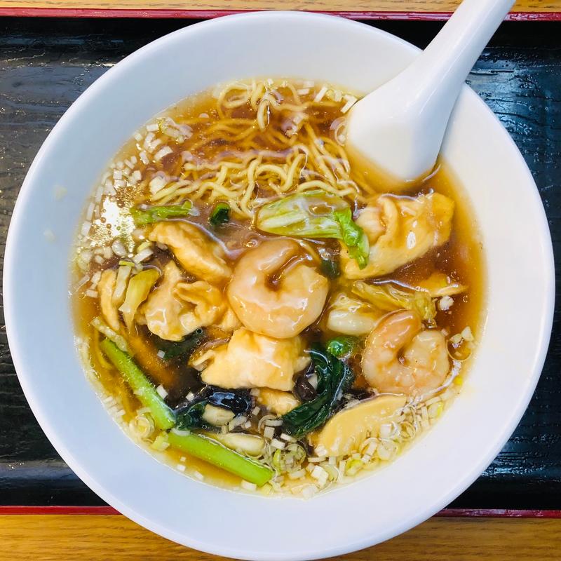 五目あんかけ醤油ラーメン(家常菜 博朱)