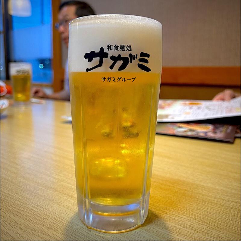 生ビール 中ジョッキ(サガミ 亀山店 )
