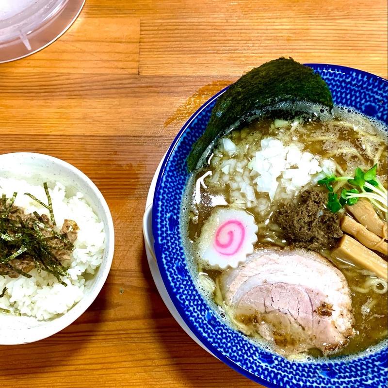 煮干し肉汁ラーメン(らーめん　まる幸)