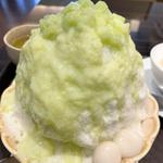 生メロンかき氷(パティスリーイチリン)