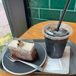 ケーキセット、アイスコーヒー＆クッキークリーム(PRONTO 五反田西口店)