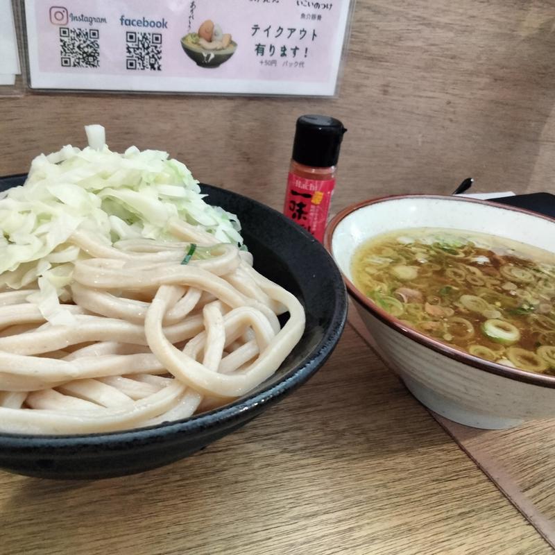 馬肉つけ麺　冷盛り(吉田のうどん　いこい)