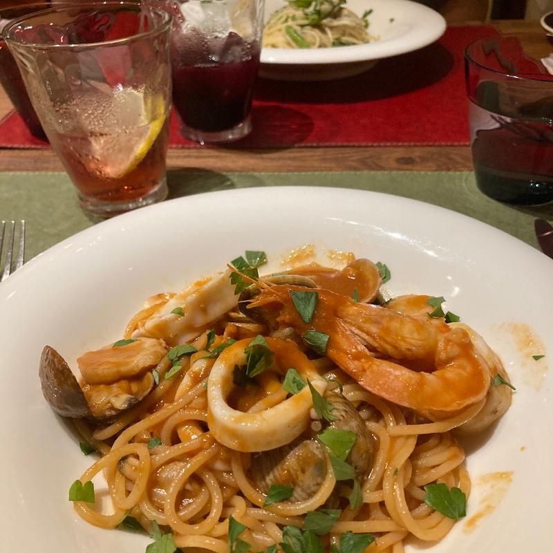 魚介のトマトソース漁師風(フィーネ デル モンド （FINE DEL MONDO）)