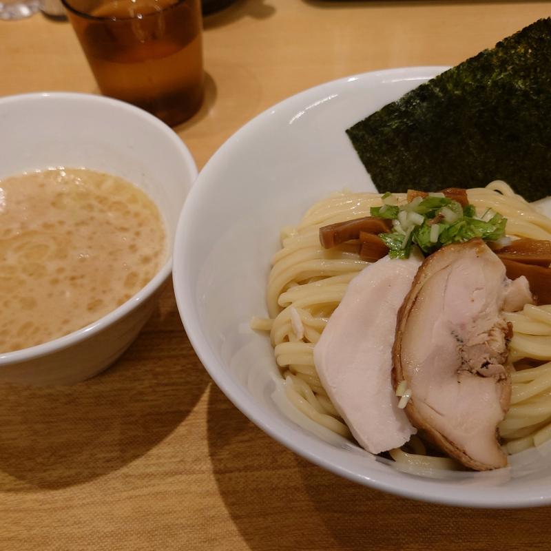 鶏つけ麺　大盛(新橋　纏　八幡山店)