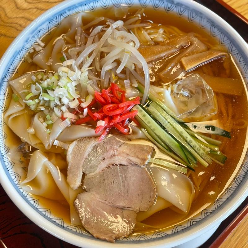 冷やしスープワンタンメン 大盛り(マルイチ神田軒 )