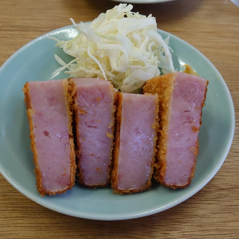 ハムカツ(麦酒宿 まり花 大井町)