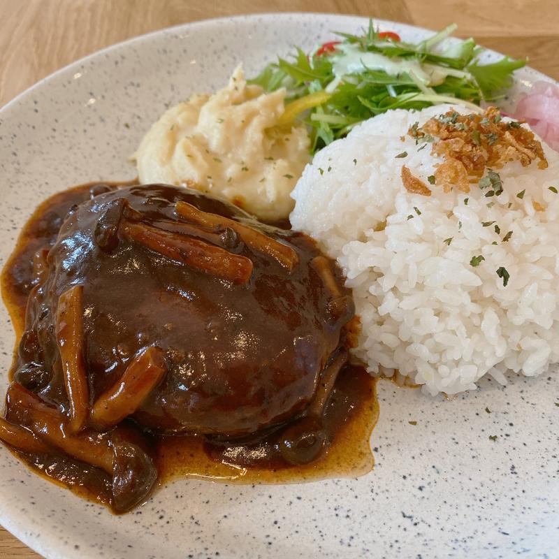 ハンバーグプレート(グリ)