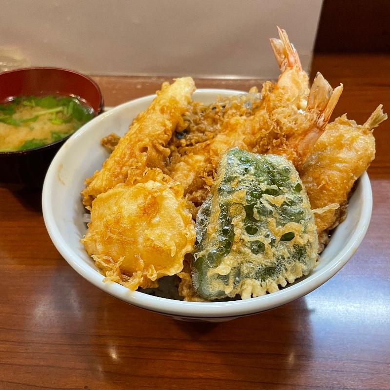 季節の天丼(天ぷら 天三(てんさん))