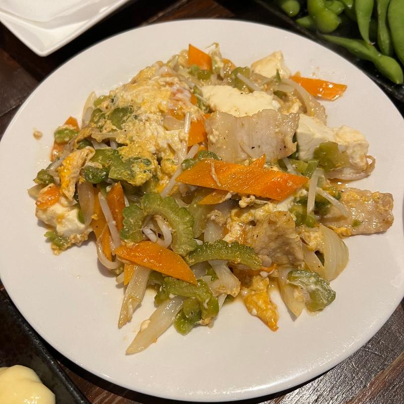 ゴーヤチャンプルー(炭火串焼 鶏ジロー 宇都宮店 )