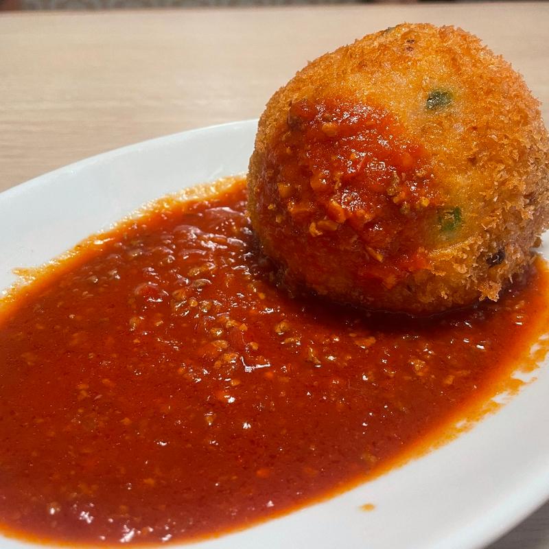 元祖シチリア風 ライスコロッケ ミートソースがけ(カプリチョーザ 西友守谷店 )