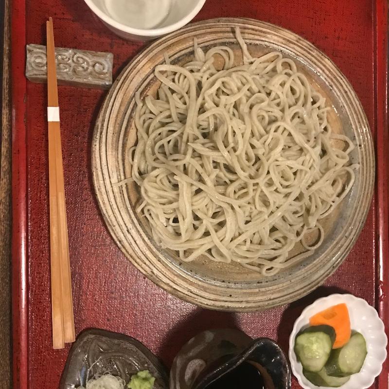 手挽きザル大盛り(手打そば くりはら)