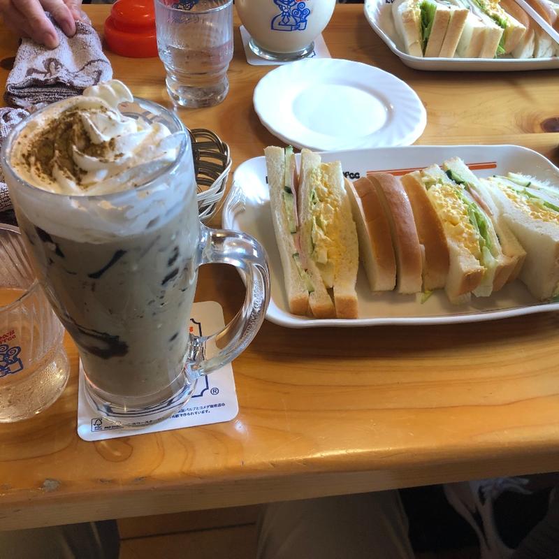 たっぷり玉子のピザトースト(コメダ珈琲店 枚方とうかえでの道店)