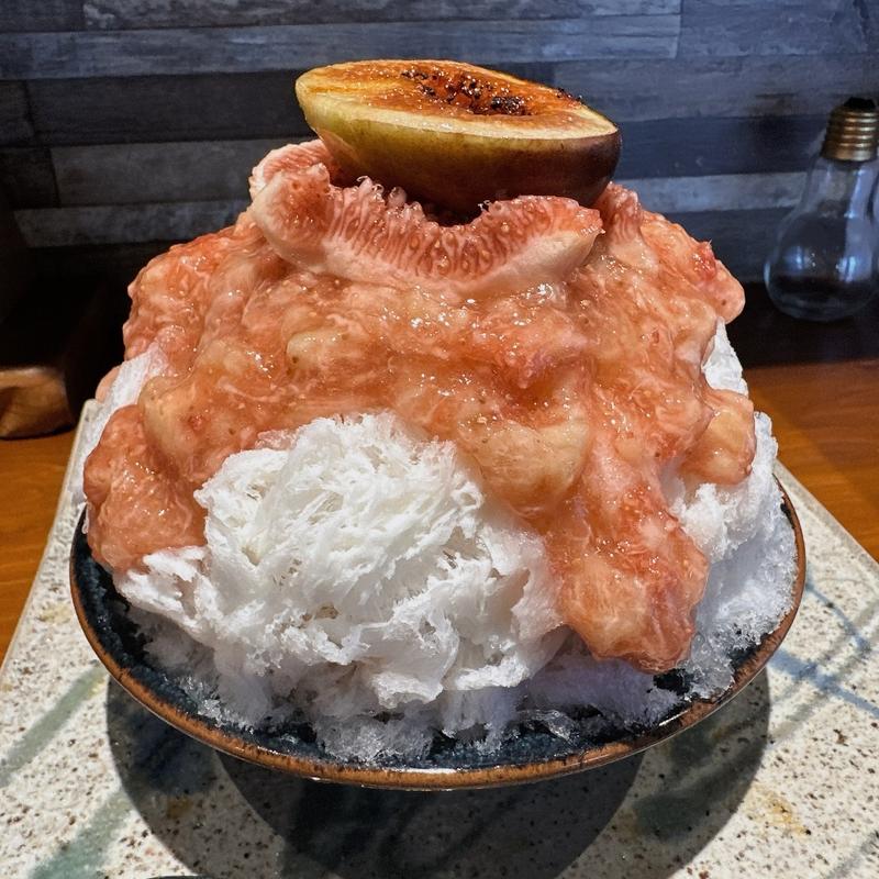 いちじくブリュレ(Tokyo ShaveIce Ancredore (トーキョーシェイブアイス アンカードレ))