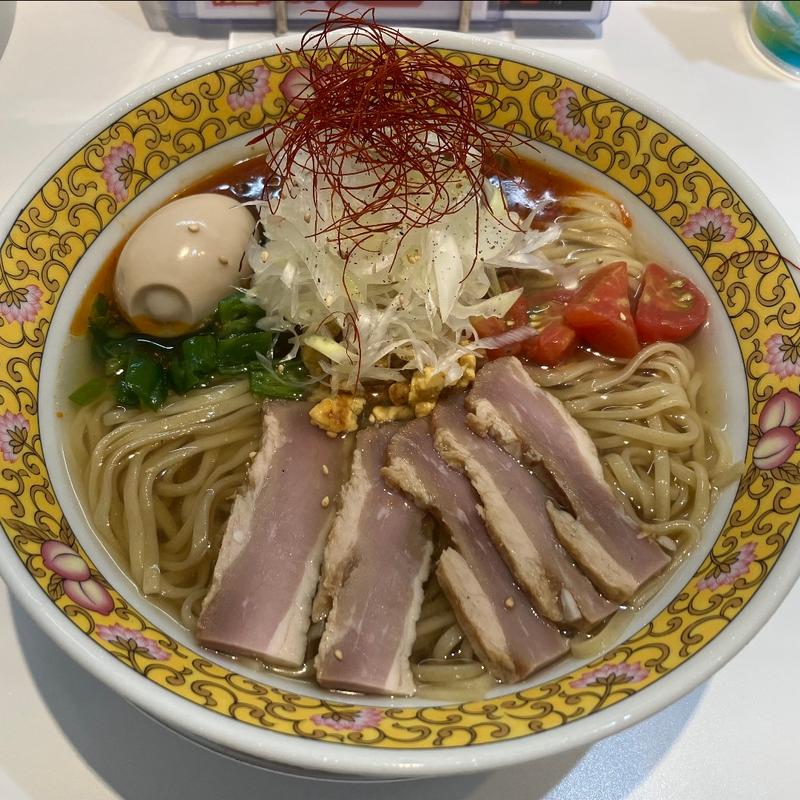 香辛酸冷製塩ラーメン「酸辣凉麺(サンラーリャンメン)」(上方レインボー)