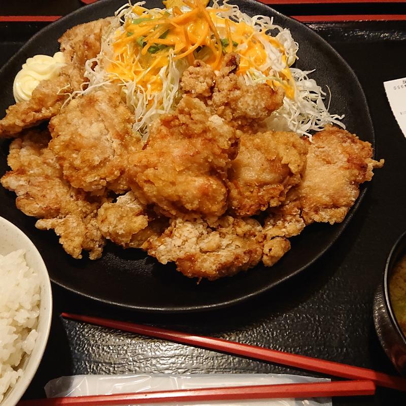 唐揚げ定食(もり達 山形店 )