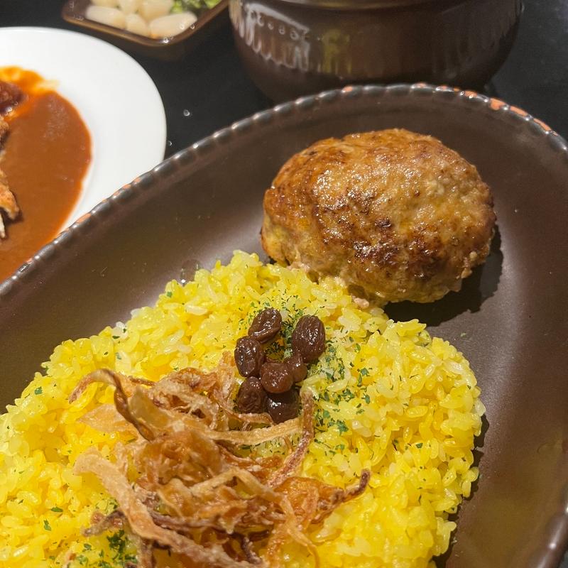 ハンバーグカレー(ビストロ喜楽亭)