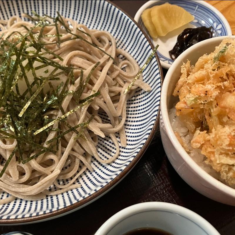 桜海老のミニ天丼セット(安江 長久手店)