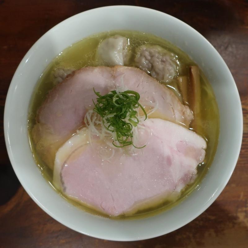 わんたん塩そば(中華そば しば田)