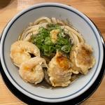 濃厚アゴ煮干しうどん（冷）(馬車道うどん 頑陣本店)