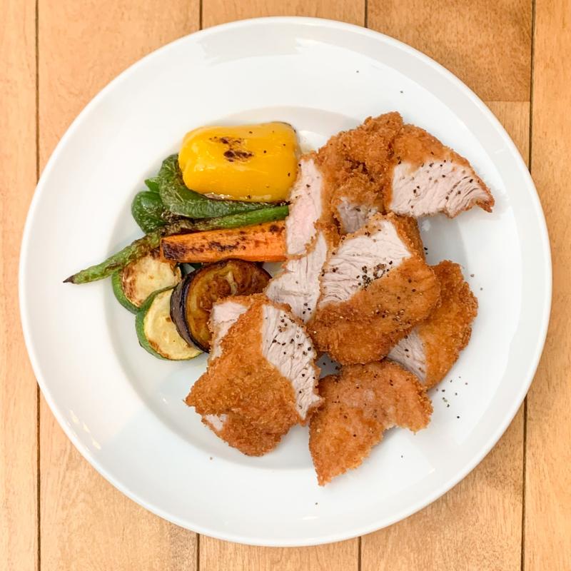 漢方豚のカツレツ(ステーキハウス GORI 西麻布)