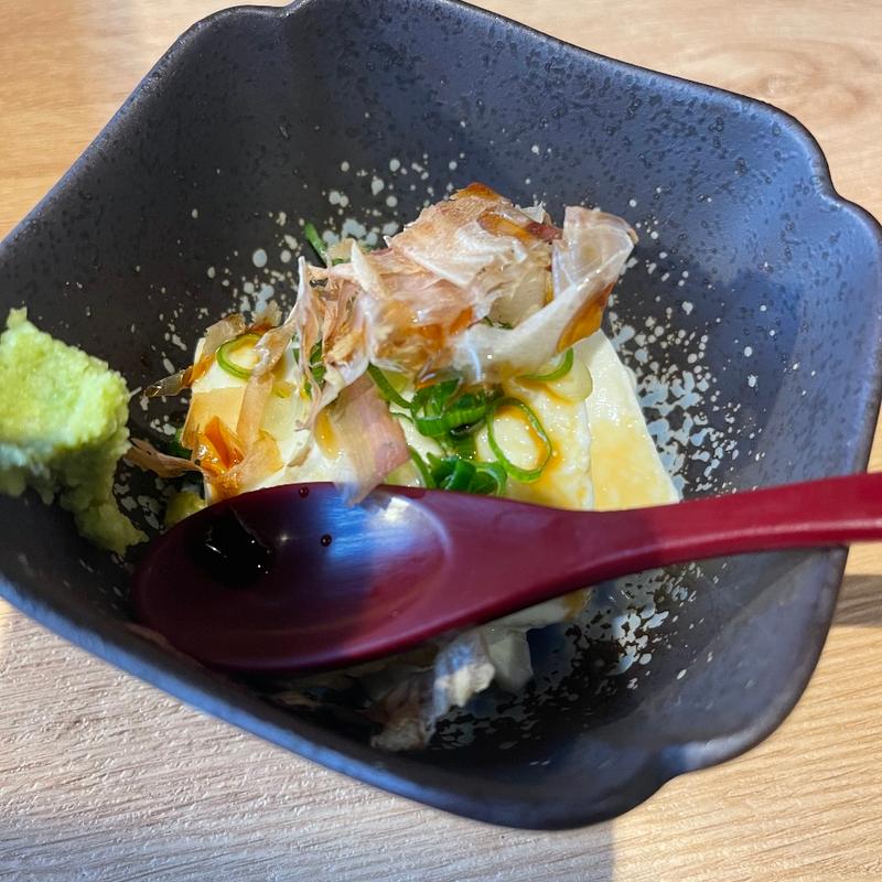 奇跡のカマンベールチーズ豆腐(焼け石に肉 魚住店)