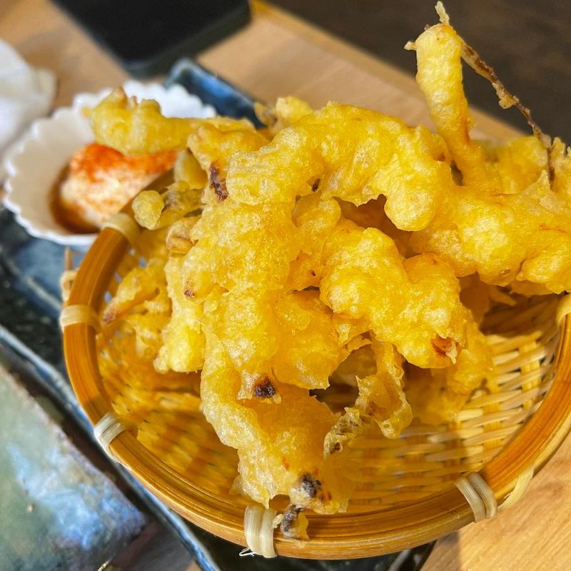 するめの天ぷら(焼け石に肉 魚住店)