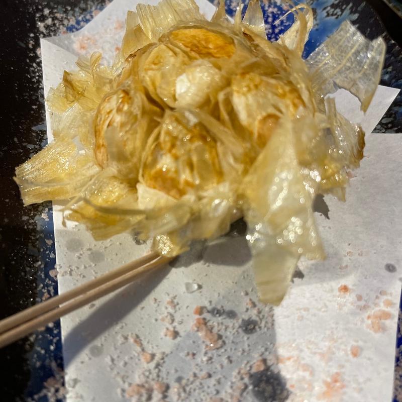 国産にんにく丸揚げ(青森県産)(焼け石に肉 魚住店)