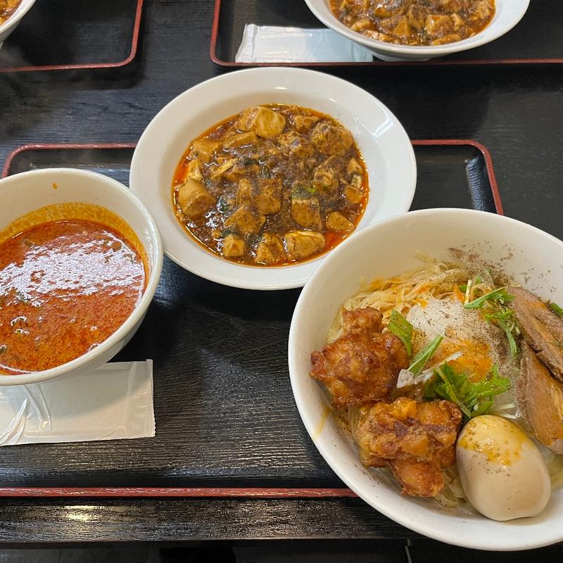 Cセット（麺シビからつけ麺300g）(シビカラ屋ロッキー)