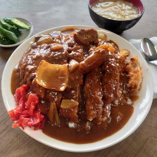 カツカレー+大盛り(さつき食堂 )