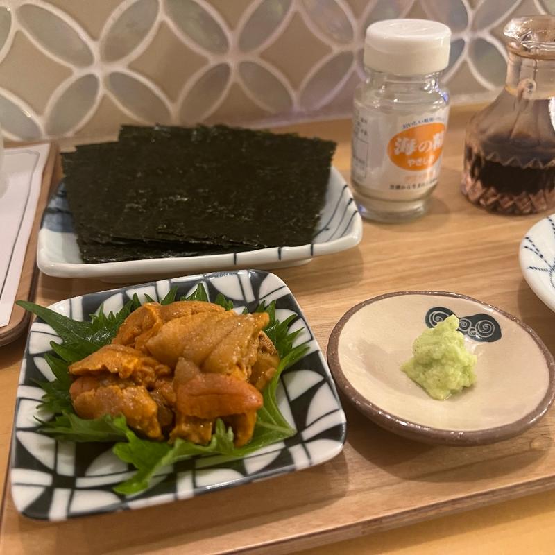 無添加生雲丹　お刺身(十香 立呑和バル)