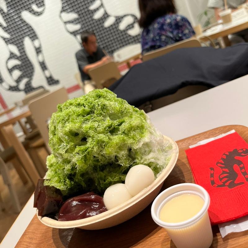 あんペーストかき氷(トラヤカフェ 青山店 （TORAYA CAFE）)