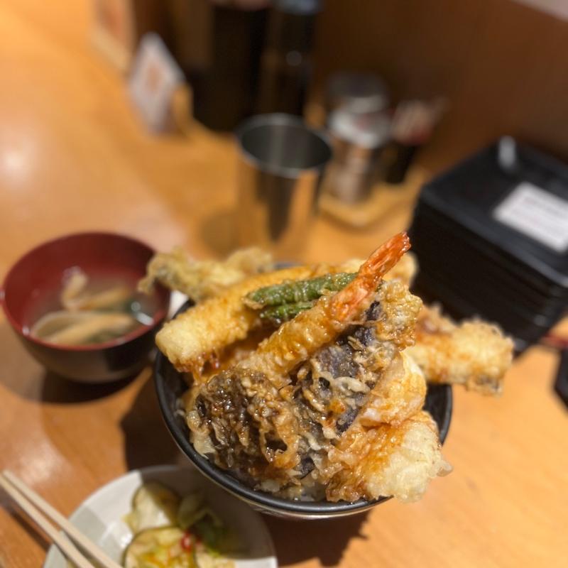 特上天丼(天丼専門 銀座いつき)