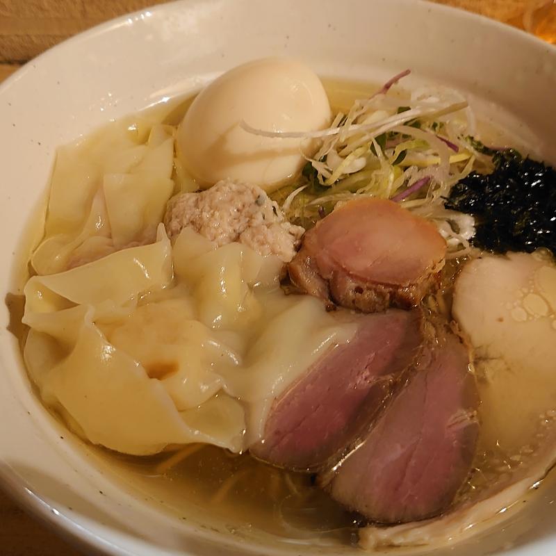 塩ラーメン ＋トッピング全乗せ(ラーメンいいね)