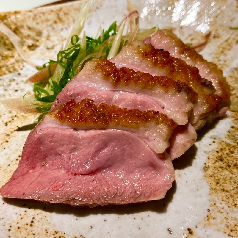 津軽鴨ロース(炭火割烹 麻布龍土町)