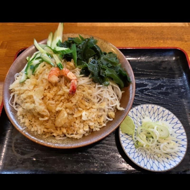 冷やしたぬきそば(そば政（蕎麦政）)