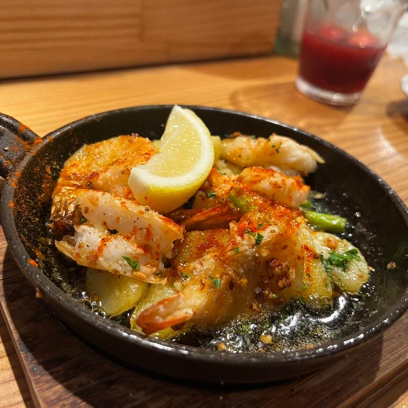 ブドウヤのガーリックシュリンプ(大衆イタリアン屋台 ブドウヤ 中津店)