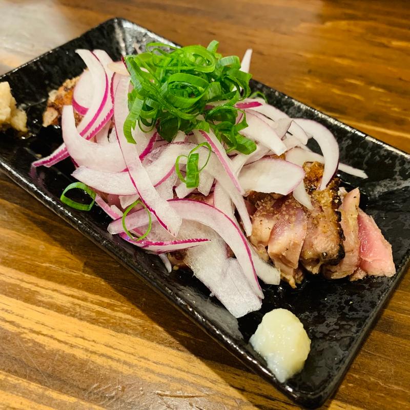 みやざき地頭鶏 特上モモ肉のタタキ(だれやめや )