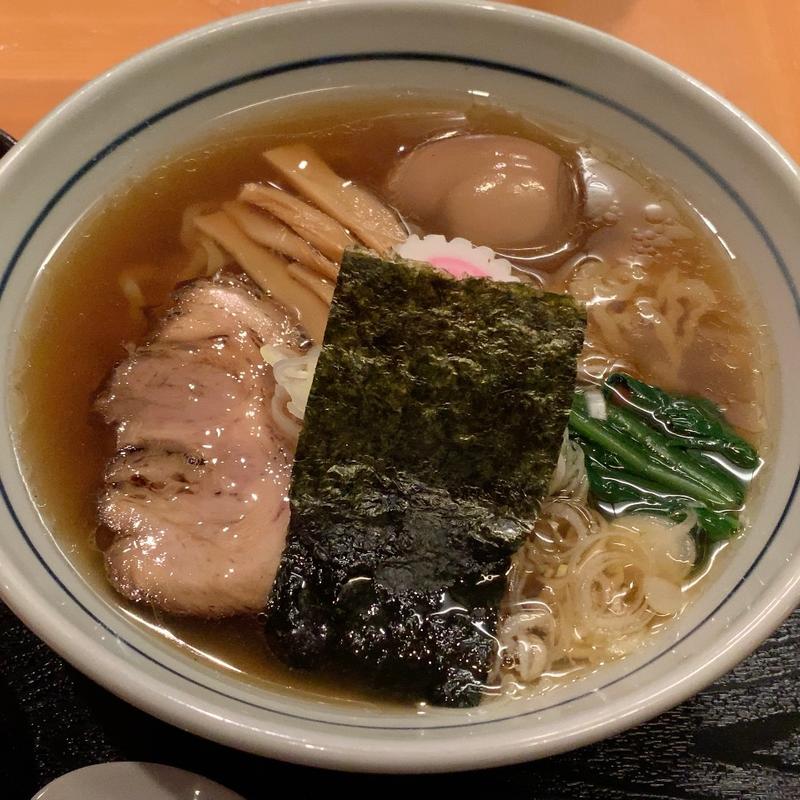 中華そば+づけ玉子(むさし野 （むさしの）)