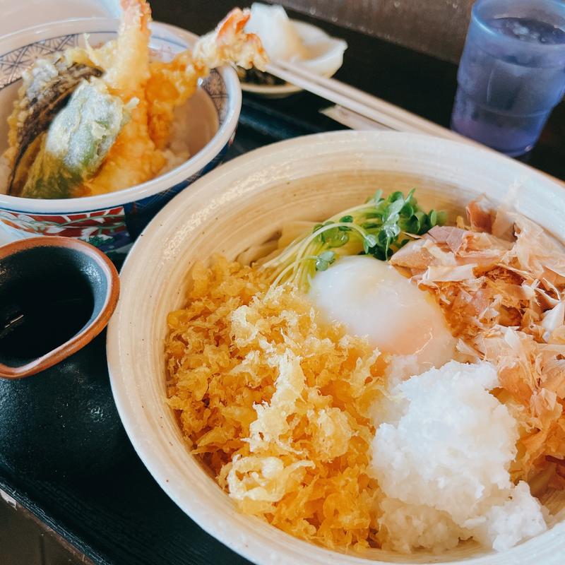 おろしうどんセット(めんくい （手打ちうどん そば）)