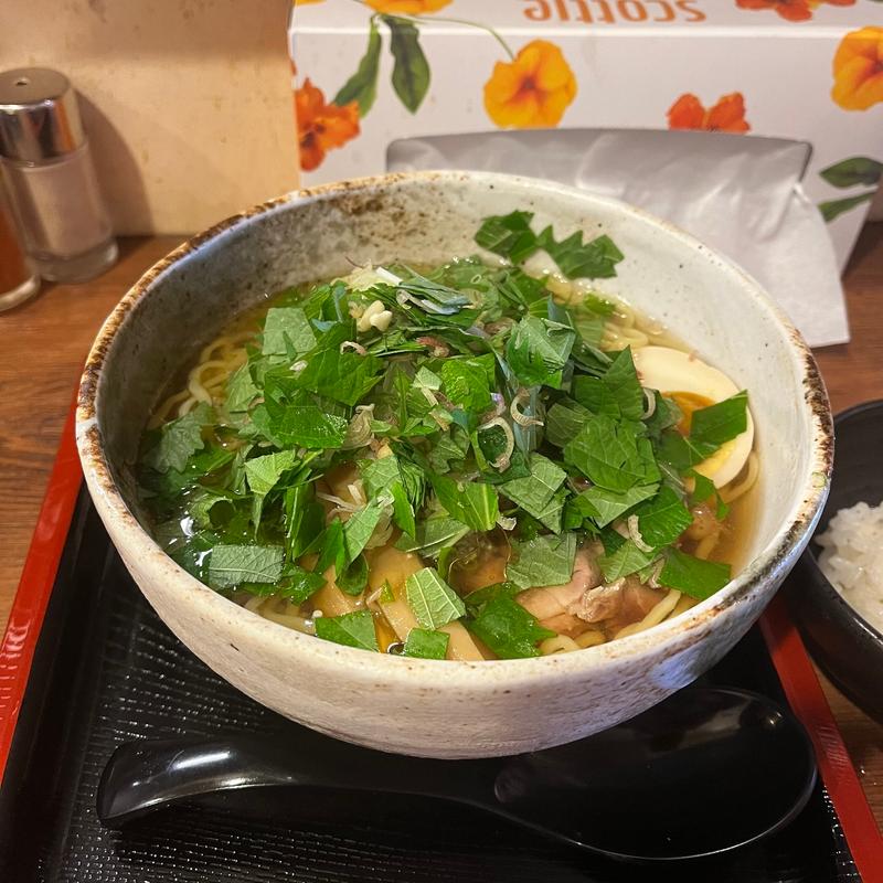 冷たい山椒肉中華(肉そば家 笑梟 （ふくろう）)