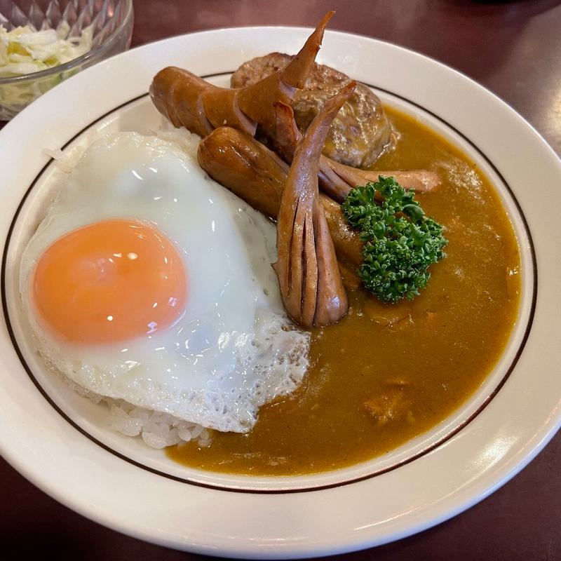 ジャーマン・エッグ・ポーク・カリー(カリーすなっく・ベンガル)